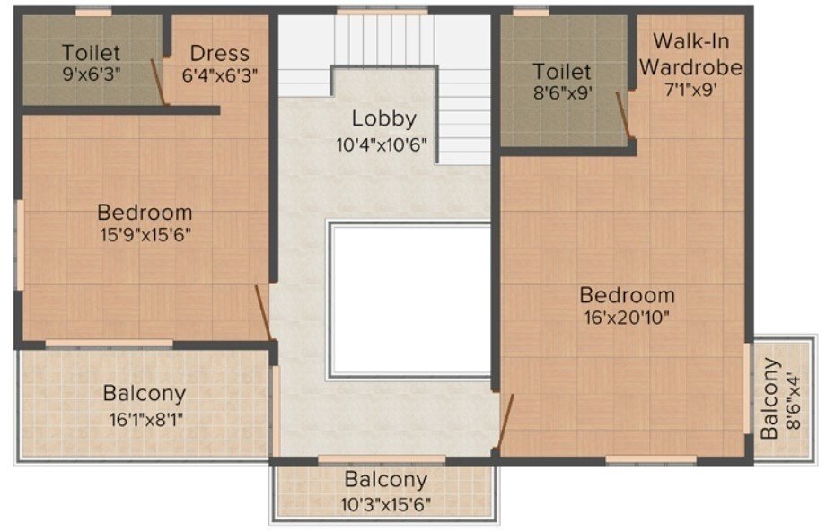  myans luxury villas Floor Plan First Floor Plan