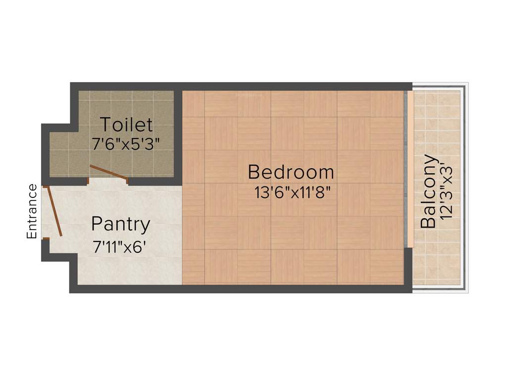 Tapasya 70 Grandwalk (1BHK+1T (515 sq ft) 515 sq ft)