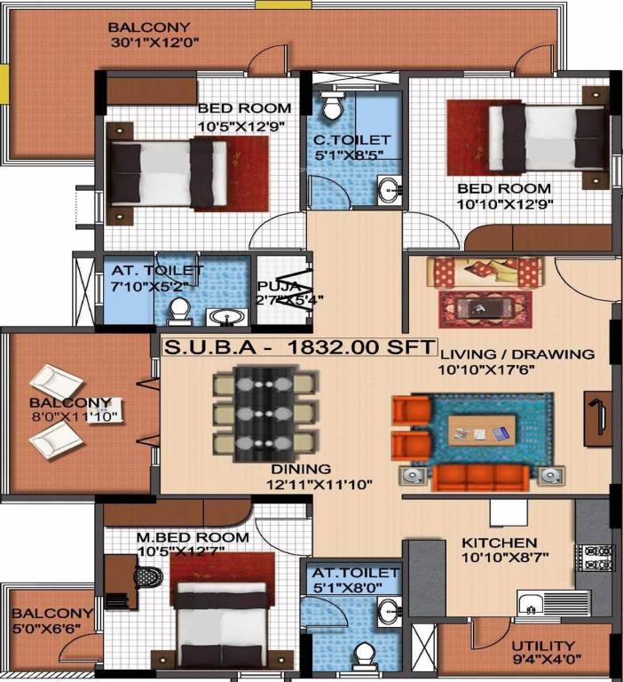  mahaveer tranquil Floor Plan Floor Plan