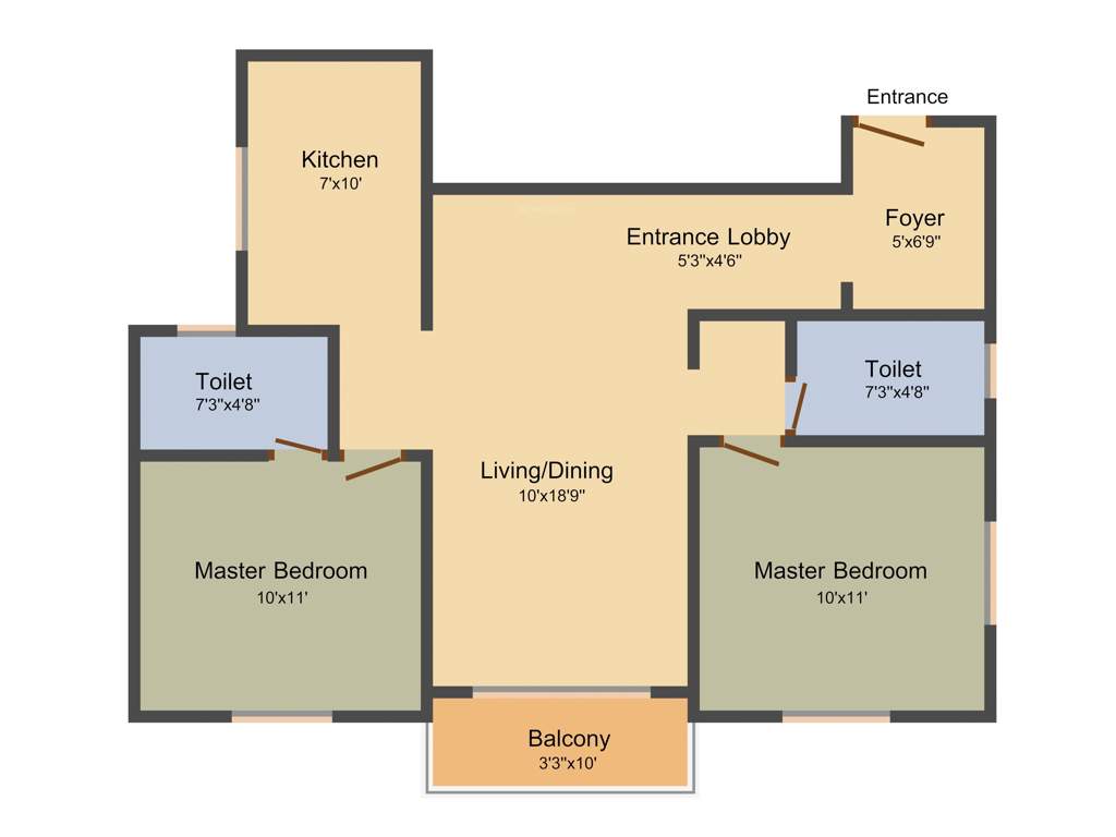 Jayaswathy Swathy Nest (2BHK+2T (980 sq ft) 980 sq ft)