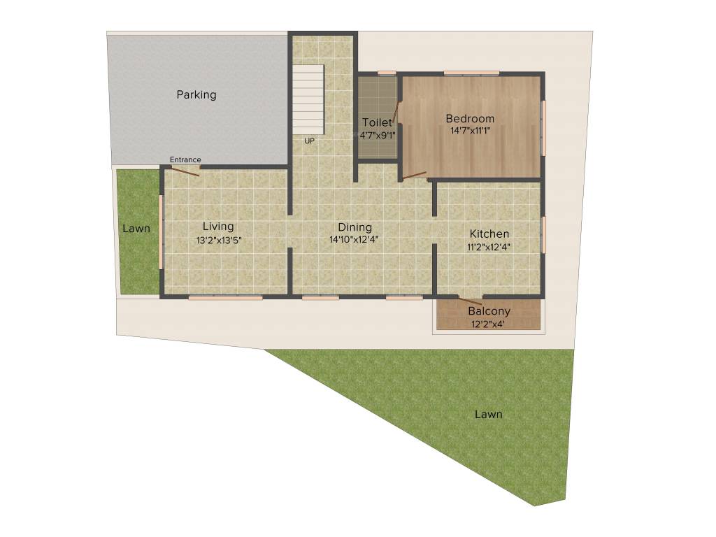 Arham Harmony (3BHK+3T (2,513 sq ft) 2513 sq ft)