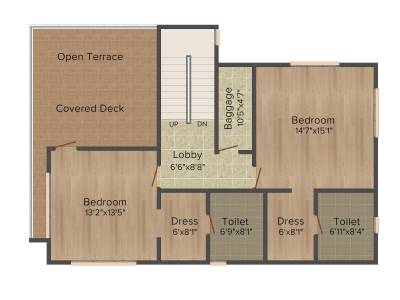Arham Harmony (3BHK+3T (2,513 sq ft) 2513 sq ft)