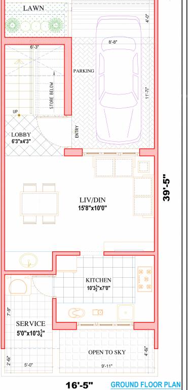 harmony Floor Plan Lower Ground Floor Plan