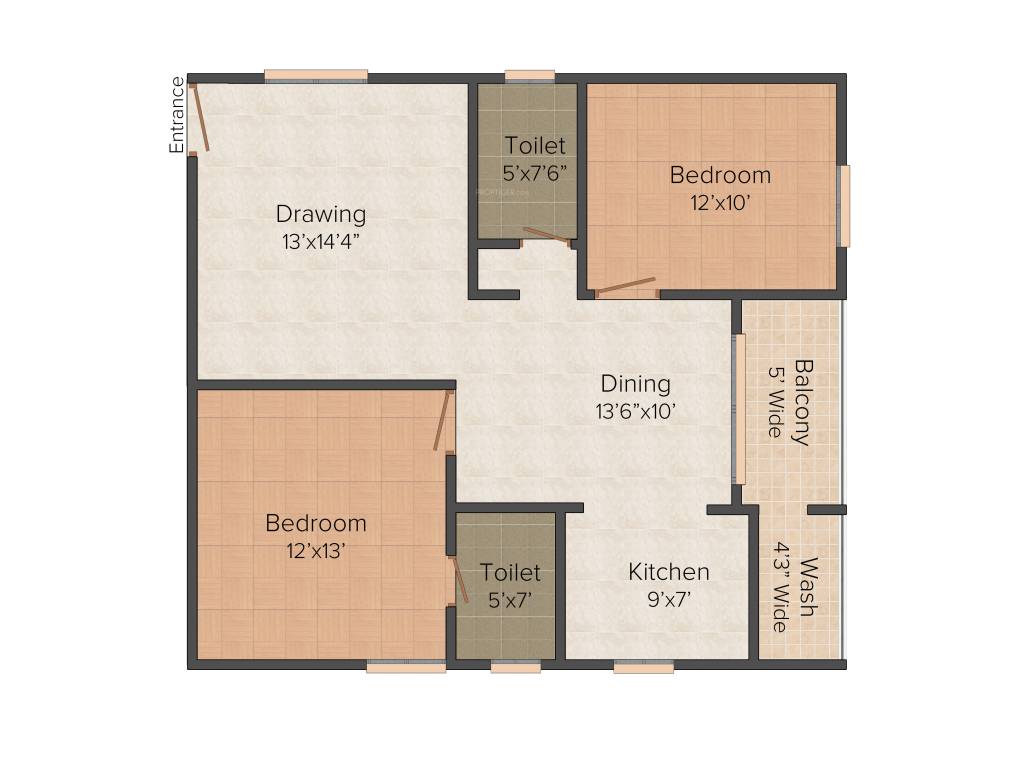 Samruddhi Uplands (2BHK+2T (1,109 sq ft) 1109 sq ft) Samruddhi Uplands (2BHK+2T (1,109 sq ft) 1109 sq ft)