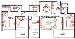 Kolte Patil KP Towers (3BHK+3T (1,815 sq ft) 1815 sq ft) Kolte Patil KP Towers (3BHK+3T (1,815 sq ft) 1815 sq ft)