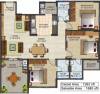 Ozone Urbana Avenue (3BHK+3T (1,680 sq ft) 1680 sq ft)