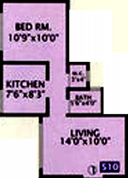 Bhalerao Vegas Plaza (1BHK+1T (510 sq ft) 510 sq ft)