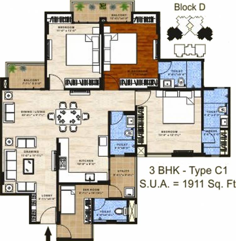 G S Build Samriddhi Seven Heaven (3BHK+3T (1,911 sq ft) + Servant Room 1911 sq ft) G S Build Samriddhi Seven Heaven (3BHK+3T (1,911 sq ft) + Servant Room 1911 sq ft)