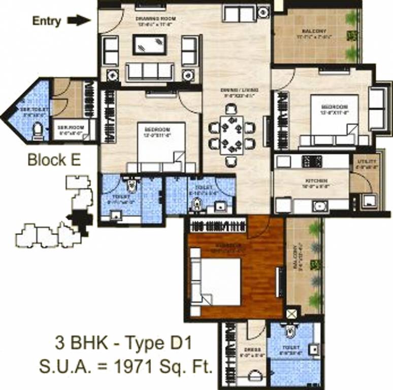 G S Build Samriddhi Seven Heaven (3BHK+3T (1,971 sq ft) + Servant Room 1971 sq ft) G S Build Samriddhi Seven Heaven (3BHK+3T (1,971 sq ft) + Servant Room 1971 sq ft)