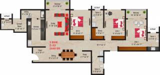 SNN Raj Spiritua (3BHK+3T (2,440 sq ft)   Servant Room 2440 sq ft) SNN Raj Spiritua (3BHK+3T (2,440 sq ft)   Servant Room 2440 sq ft)