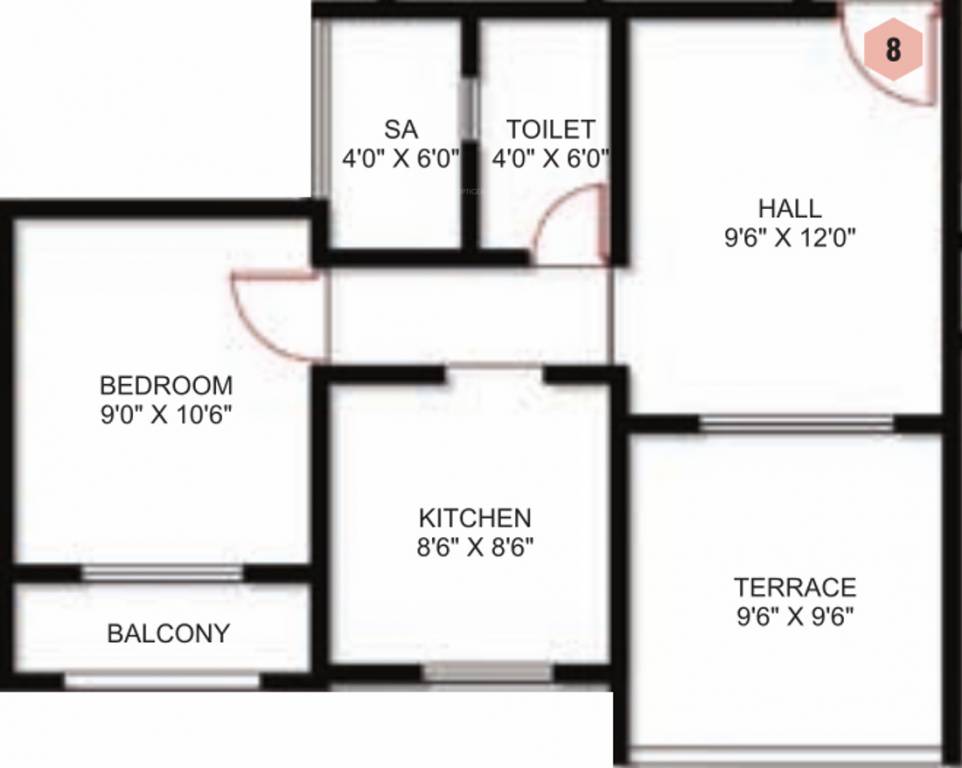 Mohan Nano Estates (1BHK+1T (710 sq ft) 710 sq ft) Mohan Nano Estates (1BHK+1T (710 sq ft) 710 sq ft)