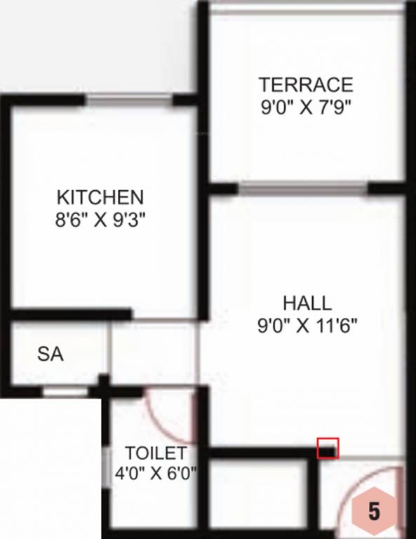 Mohan Nano Estates (1BHK+1T (450 sq ft) 450 sq ft)