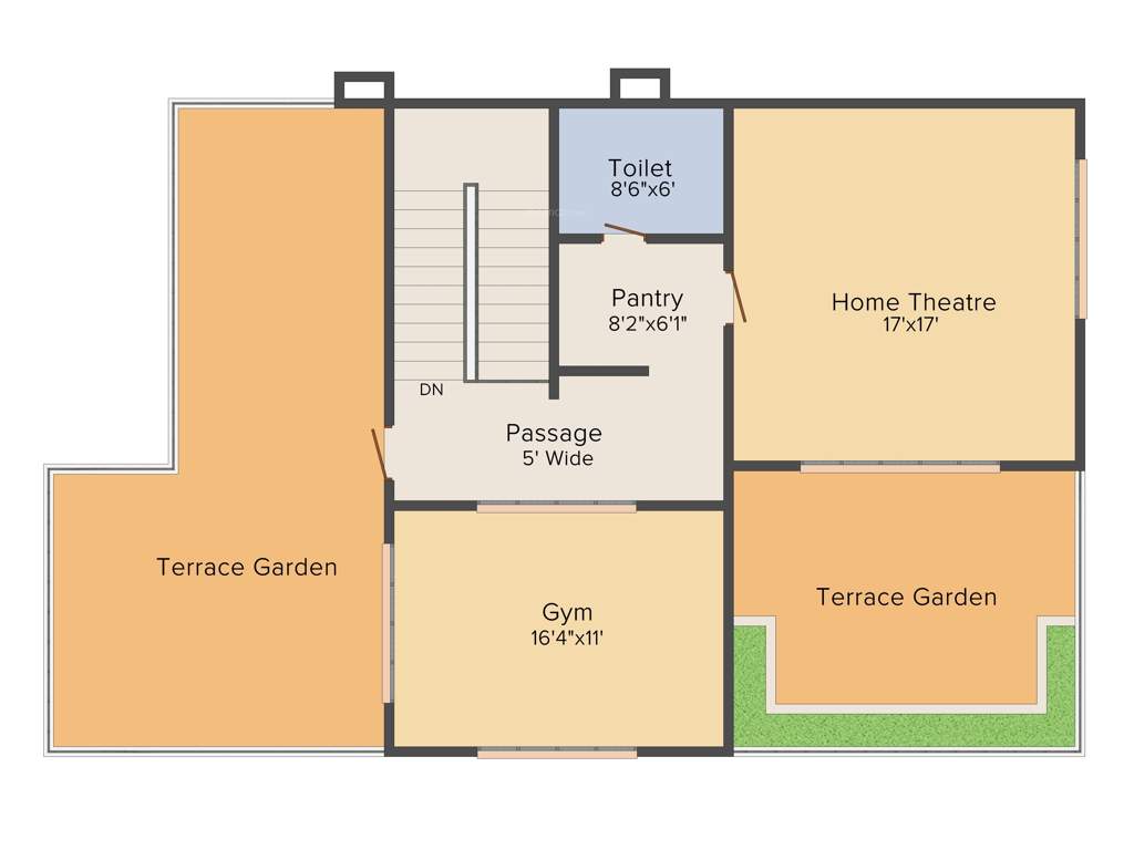 SRK The Villagio (4BHK+5T (4,900 sq ft)   Servant Room 4900 sq ft)