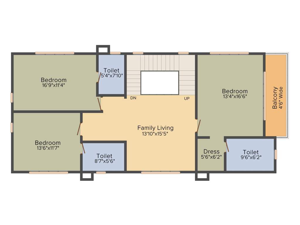 SRK The Villagio (4BHK+5T (3,850 sq ft)   Servant Room 3850 sq ft)