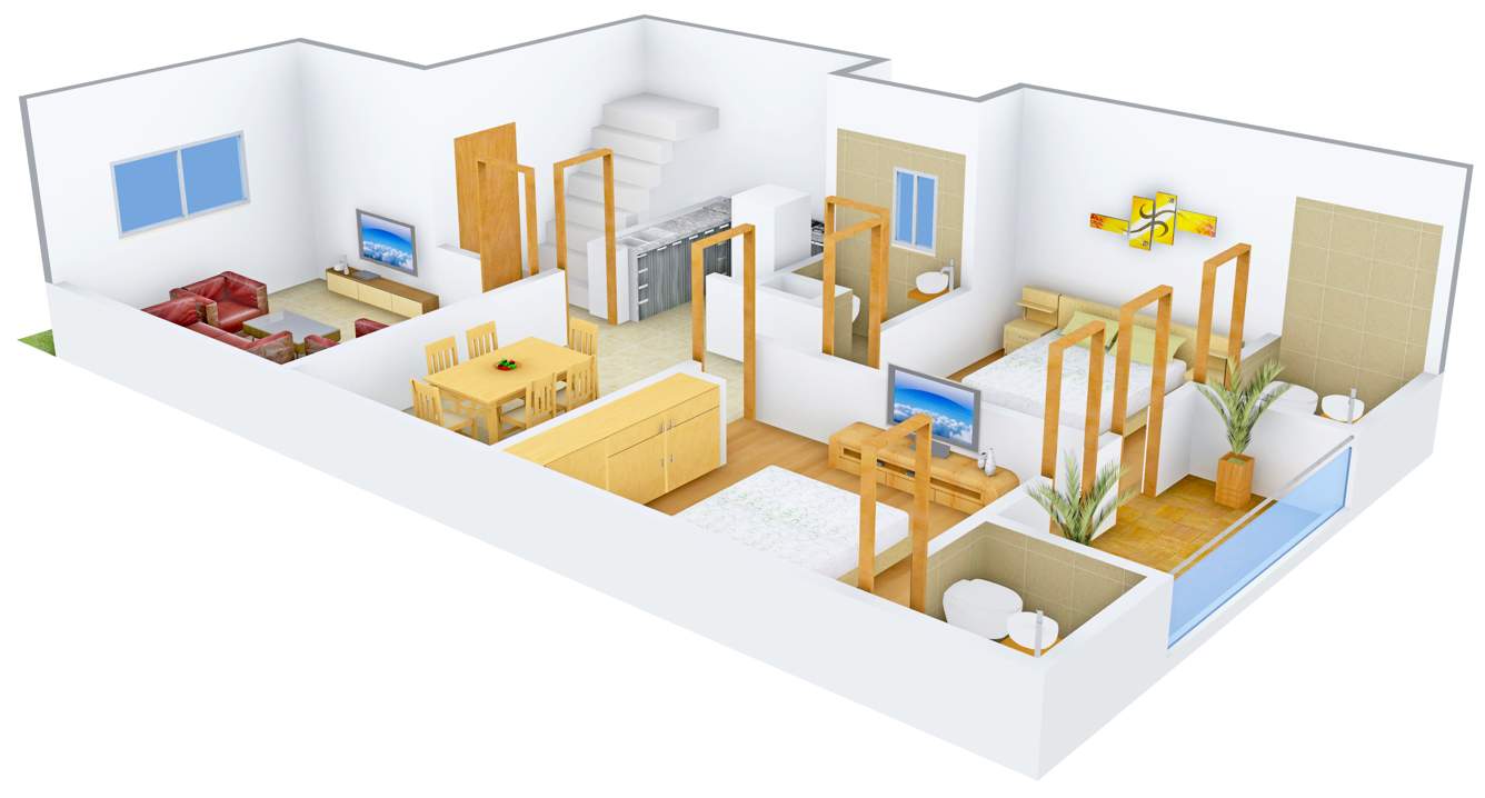 Aftek Greens Villas (3BHK+4T (1,500 sq ft) 1500 sq ft)