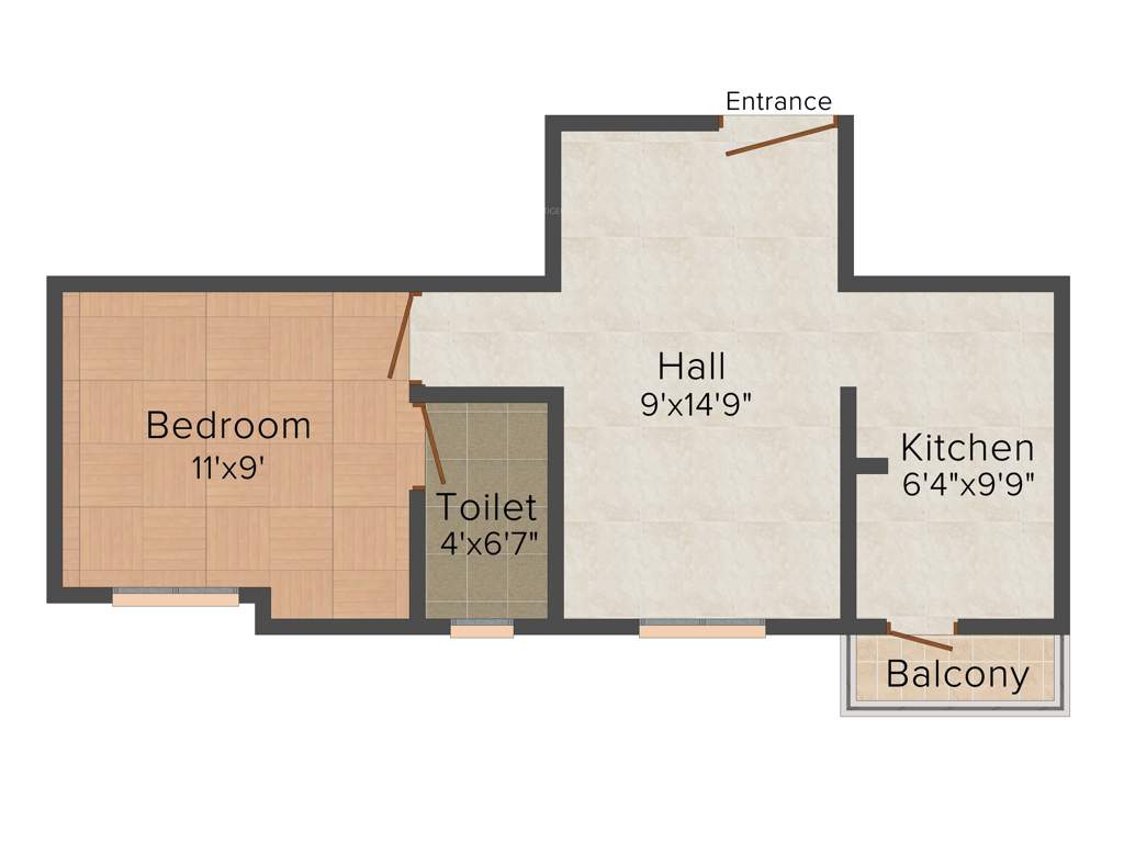 VGK Speed Well (1BHK+1T (497 sq ft) 497 sq ft)