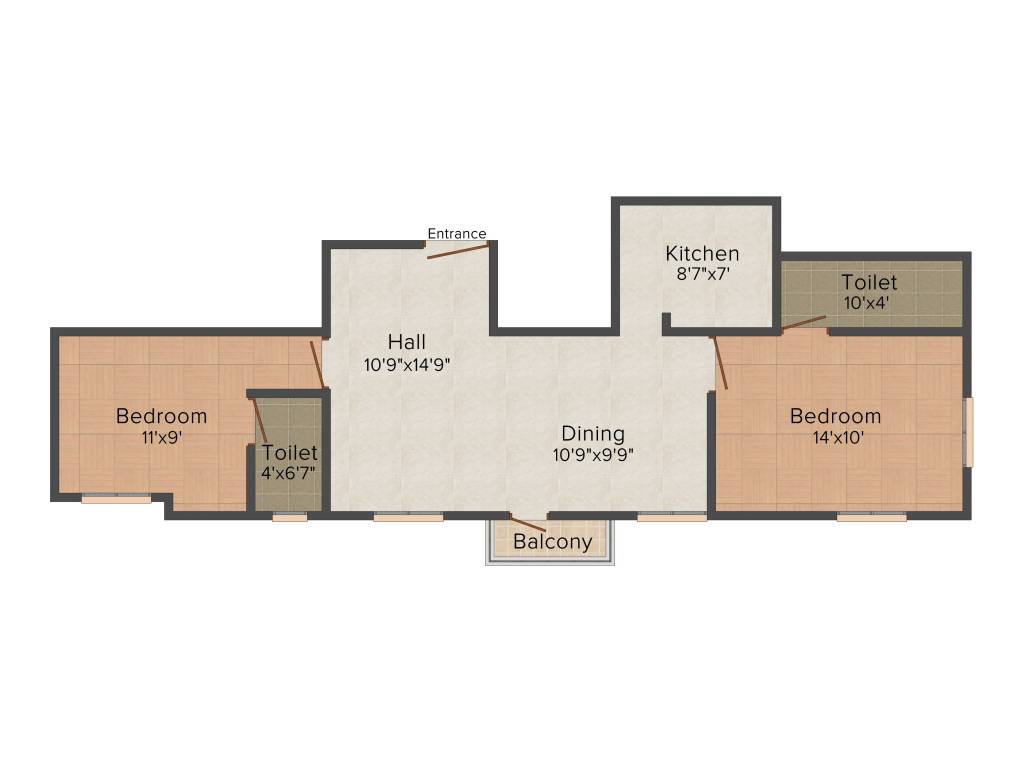 VGK Speed Well (2BHK+2T (928 sq ft) 928 sq ft)