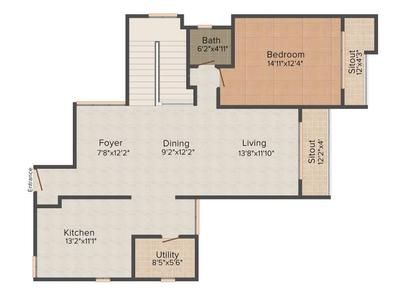 ND Passion Plus (3BHK+3T (3,283 sq ft) 3283 sq ft)