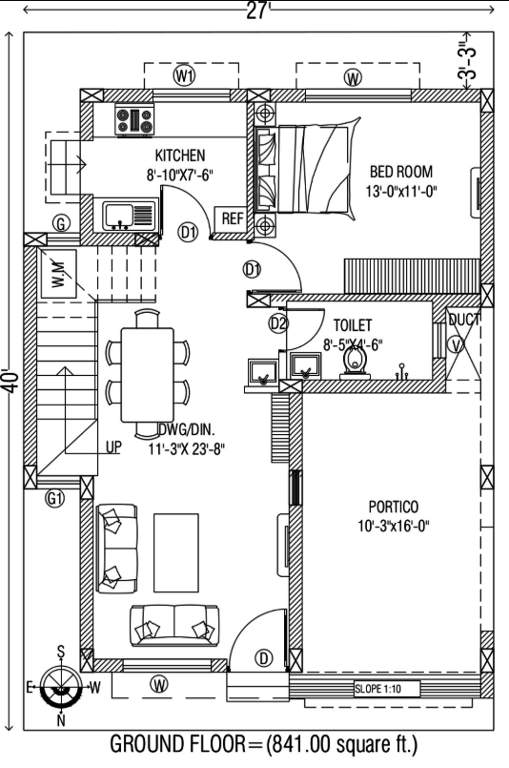 panda gatikrushna green villa Floor Plan Ground Floor Plan
