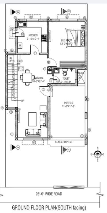 panda gatikrushna green villa Floor Plan Ground Floor Plan