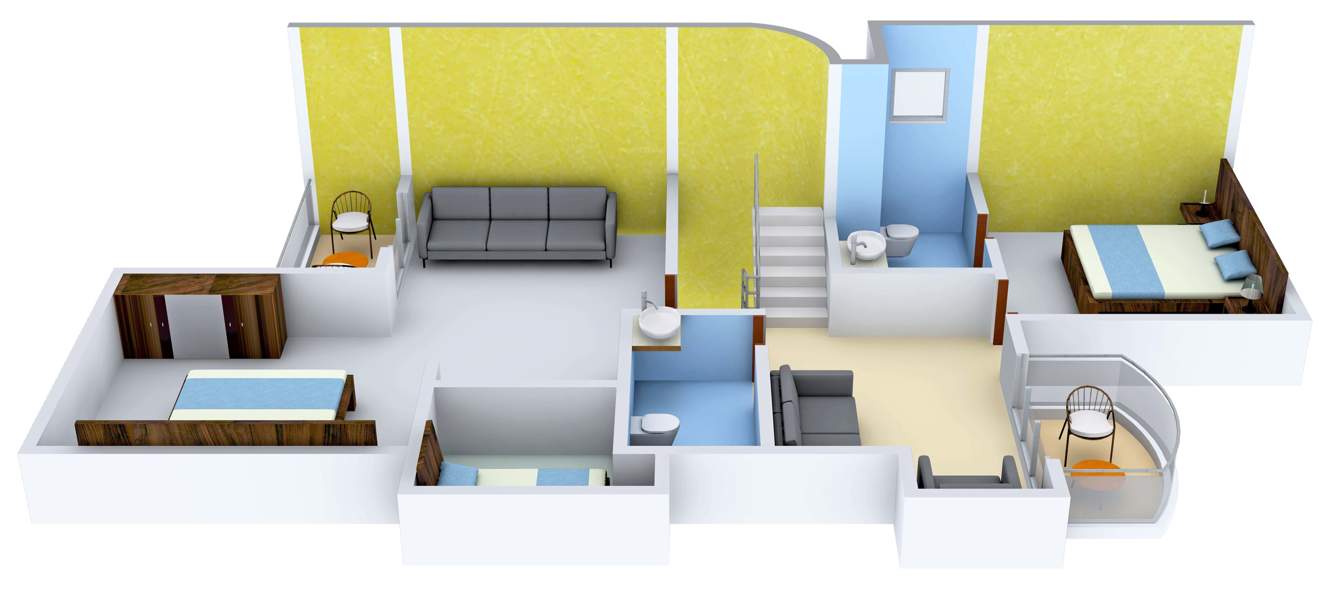 Citrus Springvillae (4BHK+4T (2,675 sq ft) 2675 sq ft)