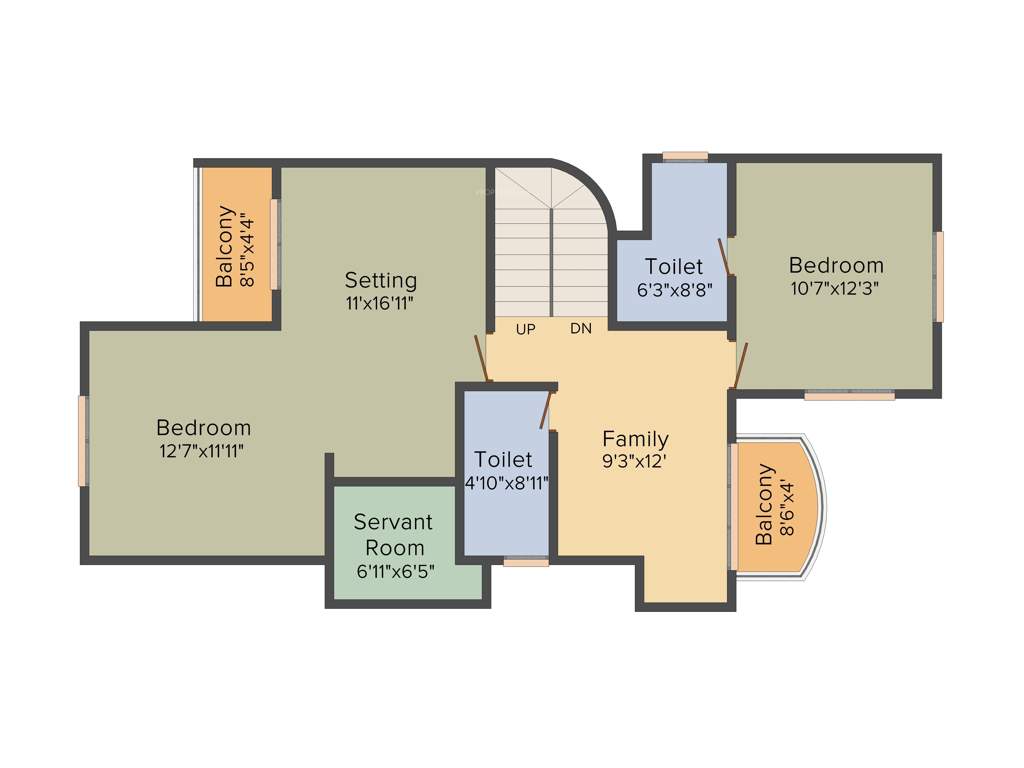 Citrus Springvillae (4BHK+4T (2,675 sq ft) 2675 sq ft)