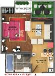 Exalter Himalaya View Apartment (1BHK+1T (520 sq ft) 520 sq ft)
