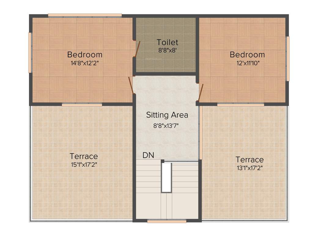 Green Woari Green Garden (3BHK+2T (1,561 sq ft) 1561 sq ft)