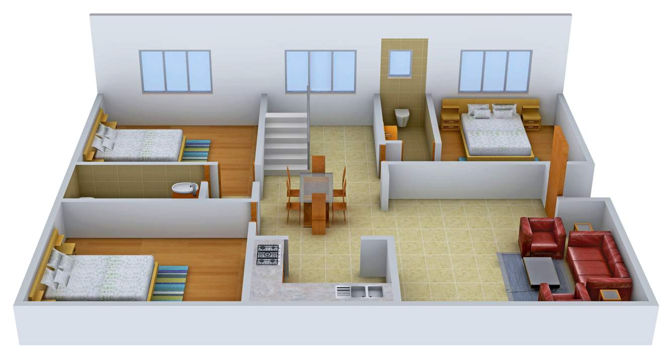 Green Woari Green Garden (5BHK+4T (2,414 sq ft) 2414 sq ft)