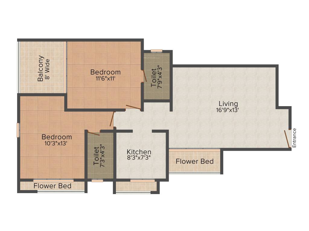 HDIL Premier Exotica (2BHK+2T (1,229 sq ft) 1229 sq ft) HDIL Premier Exotica (2BHK+2T (1,229 sq ft) 1229 sq ft)