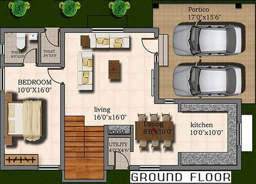  Misty Homes (3BHK+3T (1,750 sq ft) 1750 sq ft)