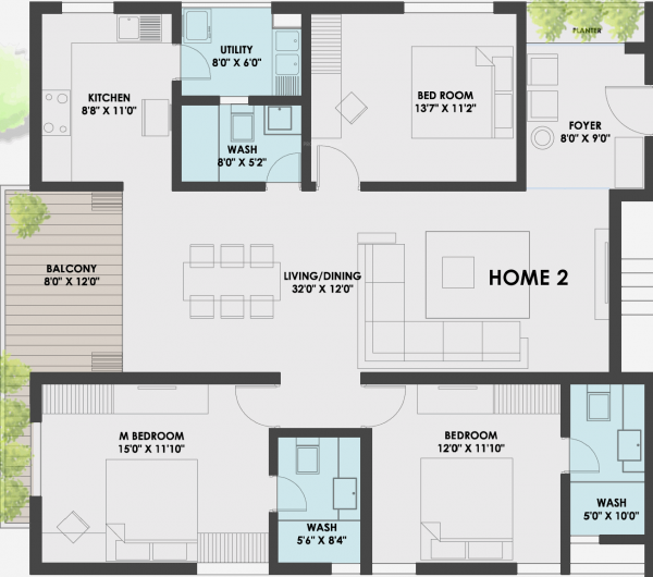 Shri Aviar (3BHK+3T (1,955 sq ft) 1955 sq ft) Shri Aviar (3BHK+3T (1,955 sq ft) 1955 sq ft)