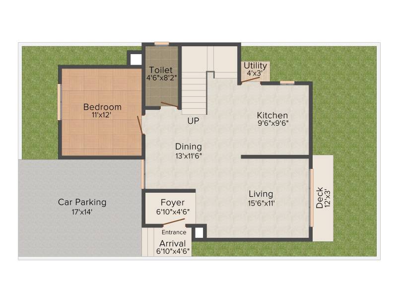 Dharani Prakruthi Park Villa (3BHK+3T (1,835 sq ft) 1835 sq ft)