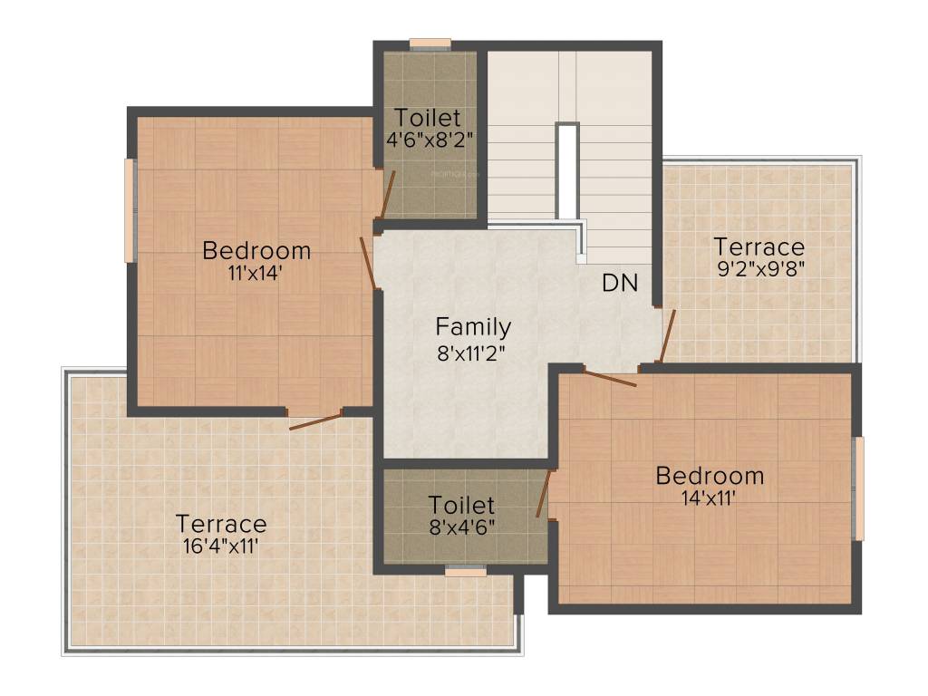Dharani Prakruthi Park Villa (3BHK+3T (1,835 sq ft) 1835 sq ft)