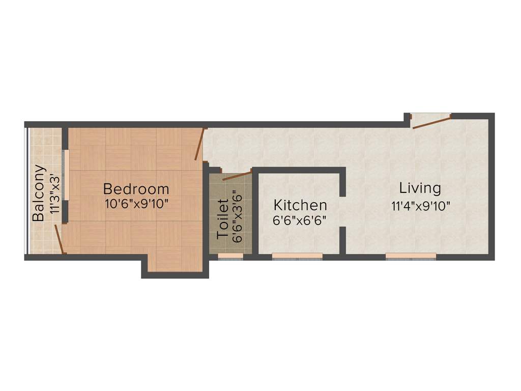 VGK Sumangali (1BHK+1T (506 sq ft) 506 sq ft)