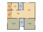 i1 Tulasi Premier (2BHK+2T (1,015 sq ft) 1015 sq ft)