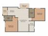 Nakshatra Celestia (2BHK+2T (1,215 sq ft) 1215 sq ft)