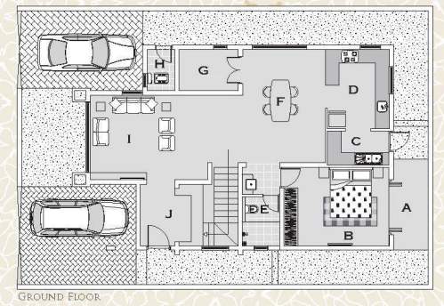  villa green Floor Plan Ground Floor Plan