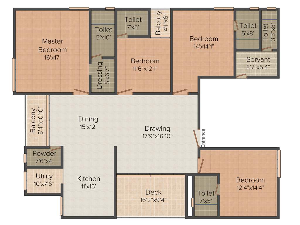  Imperia (4BHK+4T (2,870 sq ft) 2870 sq ft)