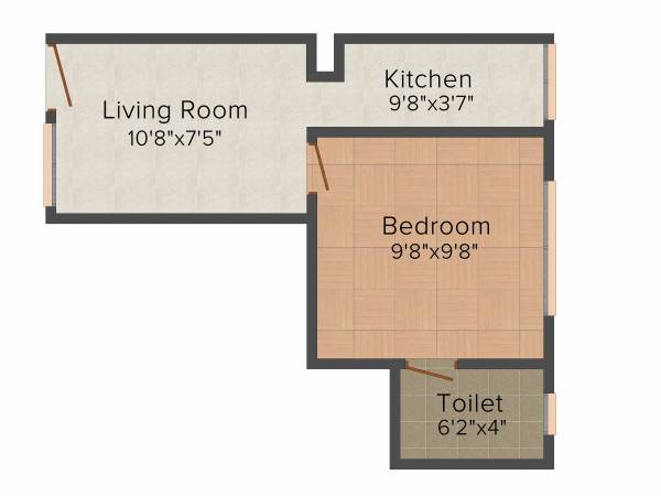 Galaxy Oxton (1BHK+1T (357 sq ft) 357 sq ft) Galaxy Oxton (1BHK+1T (357 sq ft) 357 sq ft)