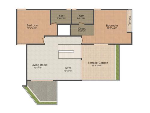 AMV Silver Shores Villas (4BHK+4T (5,505 sq ft) + Servant Room 5505 sq ft)