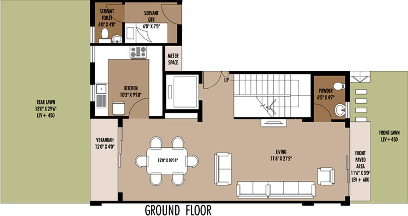 Salarpuria Sattva Silver Oak Estate Prive (4BHK+5T (2,601 sq ft) + Servant Room 2601 sq ft)
