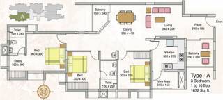 Lotus Kochupurakkal Gardens (3BHK+2T (1,632 sq ft) 1632 sq ft) Lotus Kochupurakkal Gardens (3BHK+2T (1,632 sq ft) 1632 sq ft)