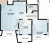 Kanakia Spaces Ananta Floor Plan (1BHK+1T)