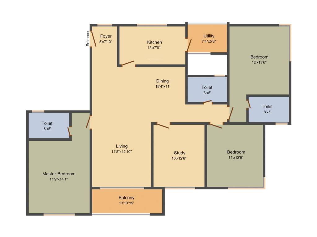 Salarpuria Sattva Luxuria Heights (3BHK+3T (1,743 sq ft) 1743 sq ft) Salarpuria Sattva Luxuria Heights (3BHK+3T (1,743 sq ft) 1743 sq ft)