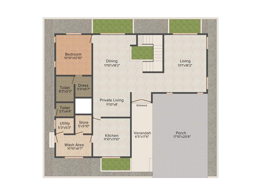 Global Lakeshore Gardens (4BHK+6T (5,359 sq ft) 5359 sq ft)