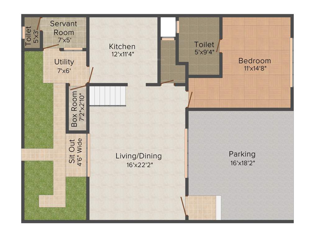 Donata County (4BHK+5T (2,755 sq ft) + Servant Room 2755 sq ft)