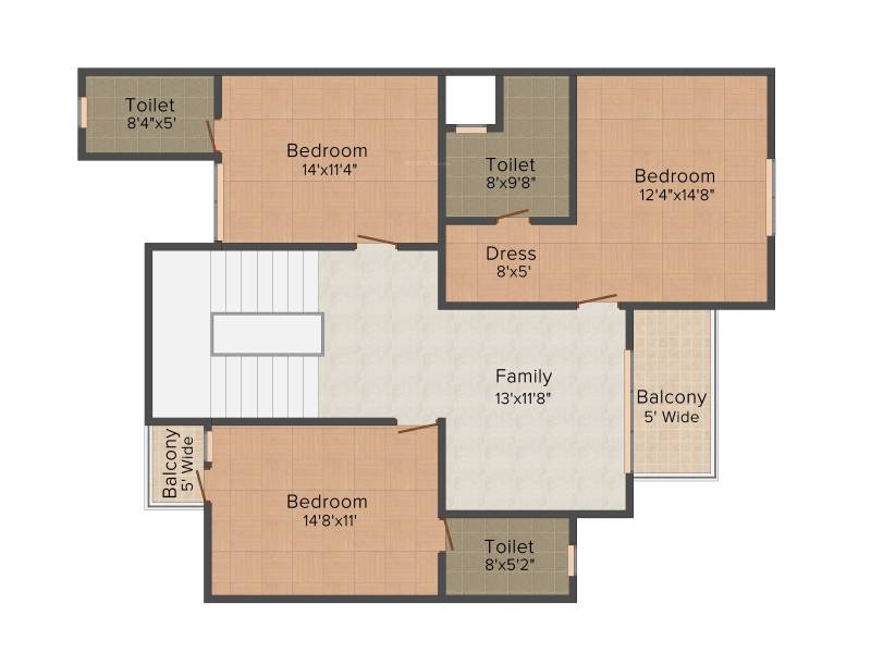 Donata County (4BHK+5T (2,755 sq ft) + Servant Room 2755 sq ft)