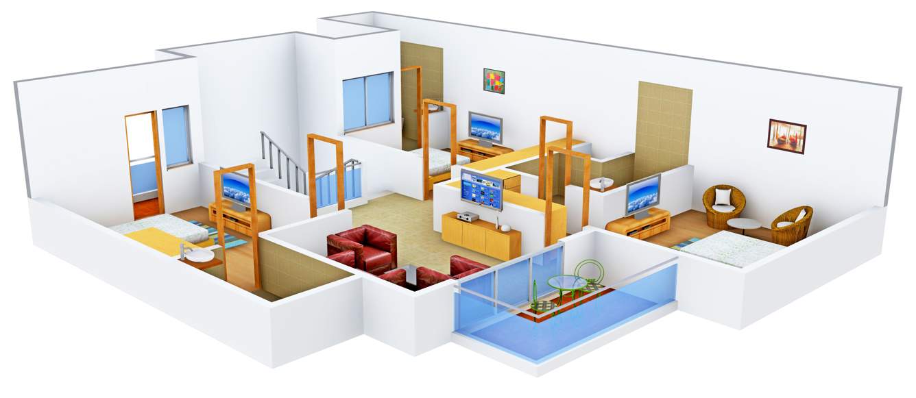 Donata County (4BHK+5T (2,755 sq ft) + Servant Room 2755 sq ft)