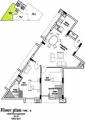 Alhind Rhazes Floor Plan (2BHK+2T (1,290 sq ft) 1290 sq ft)